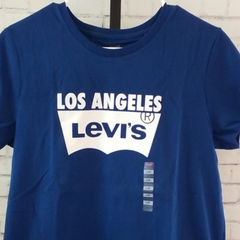 NWT Womens Levi's Dodger Blue Collector's, Size Large